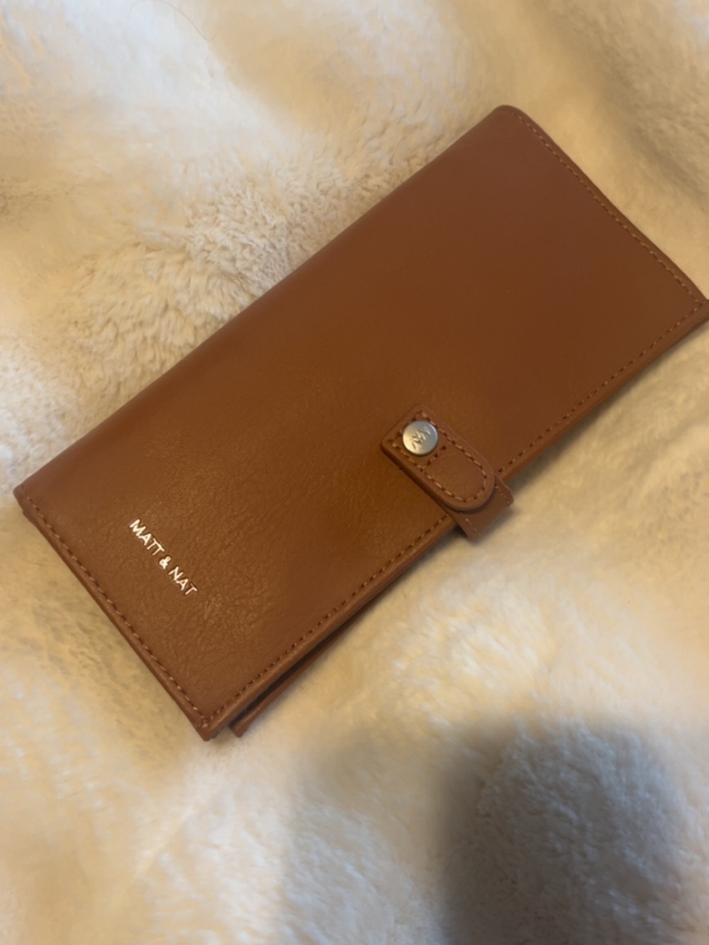 Matt & Nat Brown Vegan Leather Clutch Wallet
